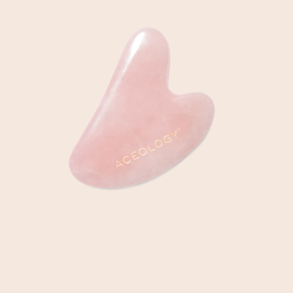 🌹ACEOLOGY ROSE QUARTZ GUA SHA FACIAL MASSAGER - Picture 4 of 8